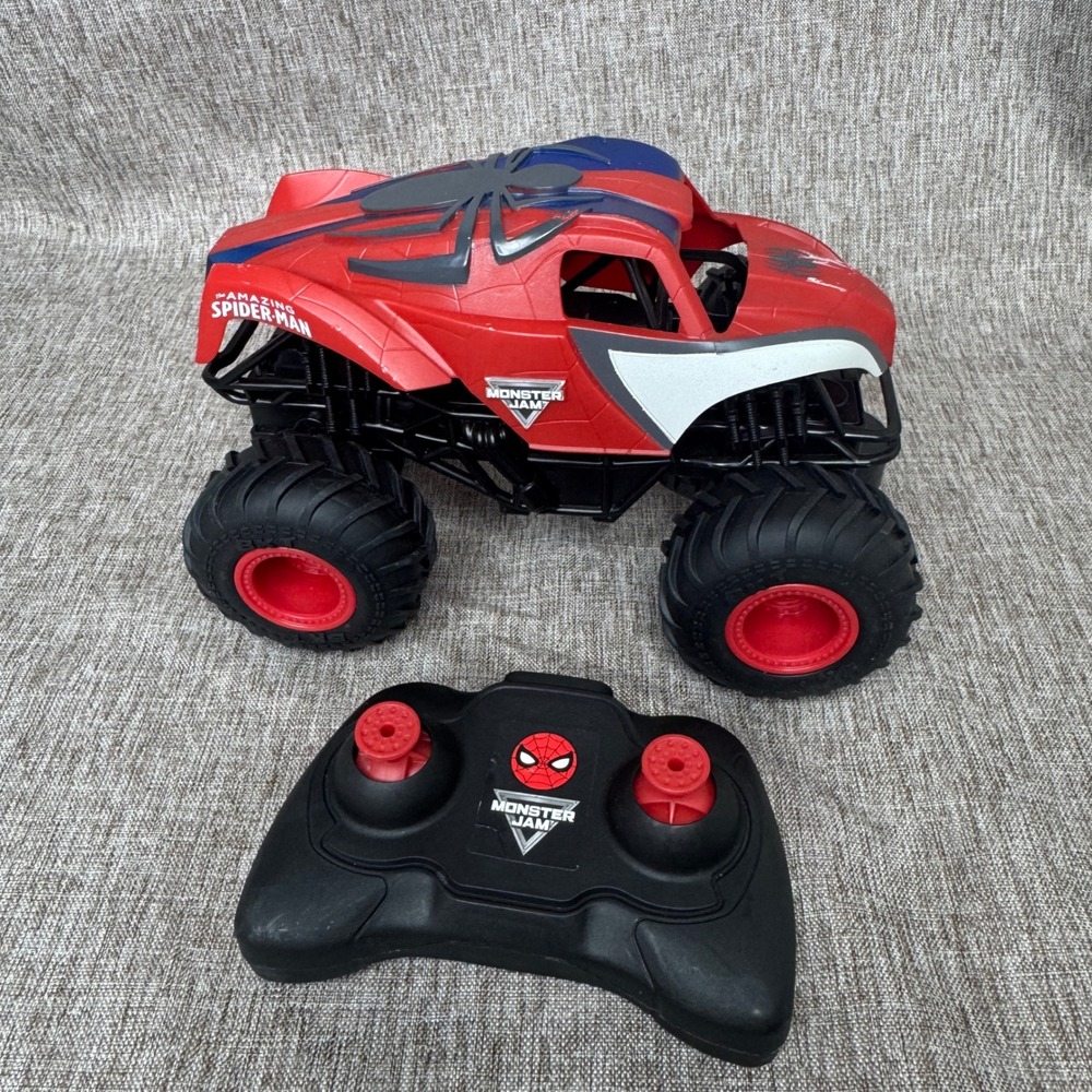 Monster Jam Spider-Man Remote Control Truck 1:24 Scale Marvel Spin Master